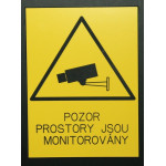 Prostory monitorovány