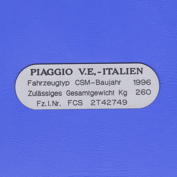 Piaggio V.E, - Italien